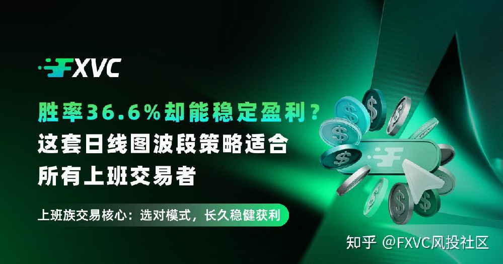 胜率36.6%却能稳定盈利?这套日线图波段策略适合所有上班交易者